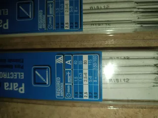 2 Blíster Electrodos Aluminio Solter 2.5