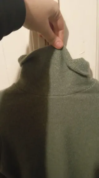 Jersey Shein cuello alto verde mujer Talla L