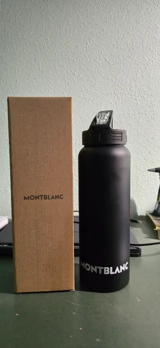 Cantimplora Montblanc Negra