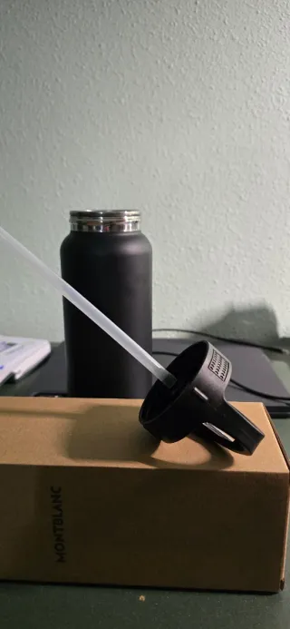 Cantimplora Montblanc Negra