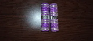 Pegs Morados y Plateados para Bicicleta