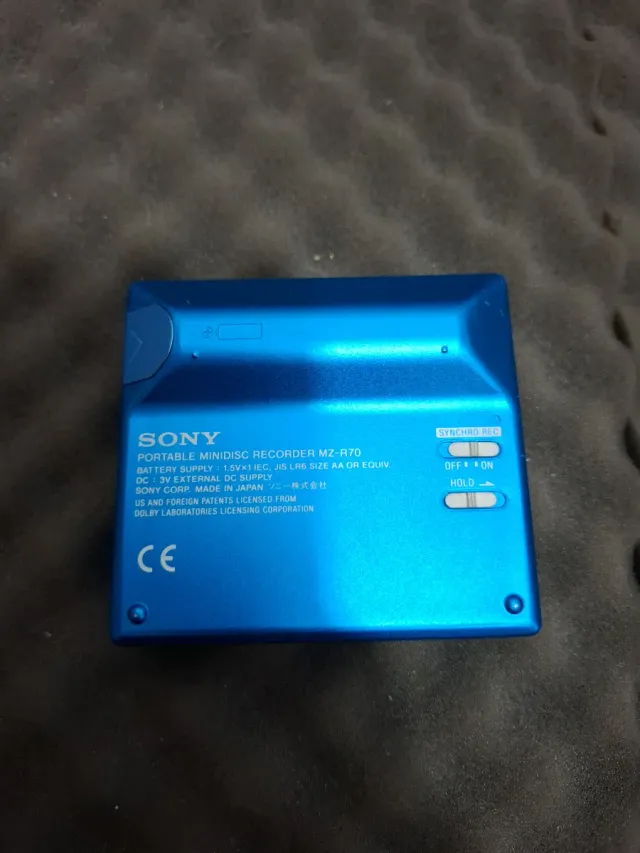 Sony MiniDisc Walkman MZ-R70 Azul