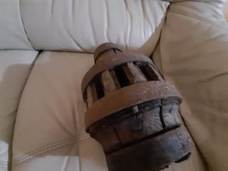 Eje de rueda antiguo