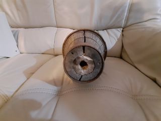 Eje de rueda antiguo