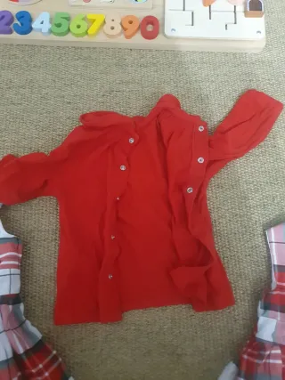 Vestidos Carter 6m y 9m + Camiseta Roja