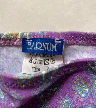 Gonna bambina Barnum tg 2 anni