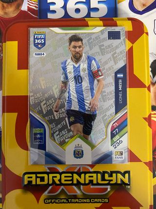Cromo Lionel Messi Panini FIFA 365 Adrenalyn XL
