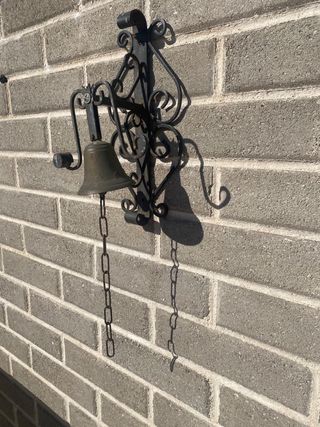 Campanella in ottone con catena