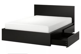 Cama Malm Ikea 90x190cm Negra