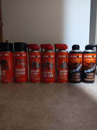 Lote 7 Botes productos Blinker