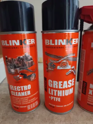 Lote 7 Botes productos Blinker