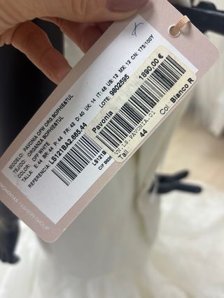 Vestido Novia San Patrick 40 Blanco Sirena