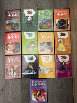 Lote 10 DVDs Cuentos Hermanos Grimm Animados