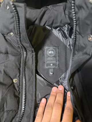 Piumino Parka Canada Goose Nero