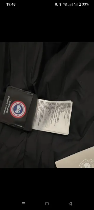 Piumino Parka Canada Goose Nero