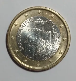 Moneta 1 Euro San Marino 2019
