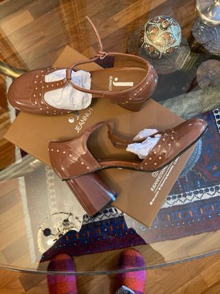 Zapatos JEANNOT Marrones Talla 38