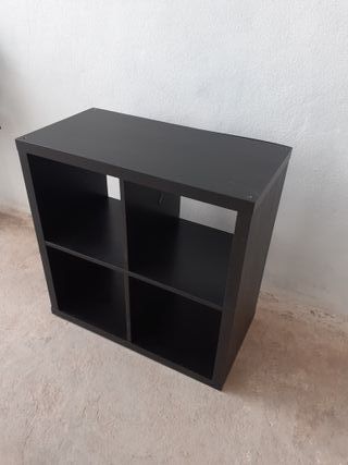 Estantería Ikea Kallax Negra 4 Huecos 2 x 2
