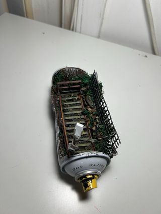 Opera d'arte Graffiti Station fatta a mano