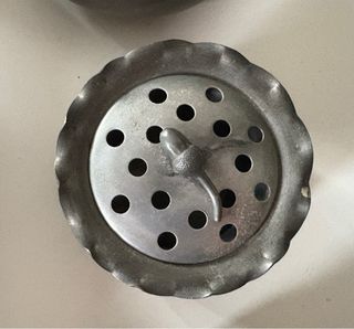 Lotto 7 oggetti vintage in peltro