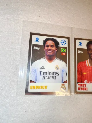 3 Cromos Topps Champions League