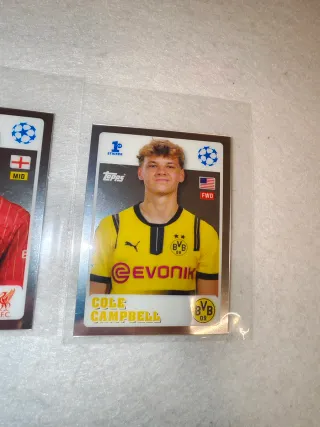 3 Cromos Topps Champions League