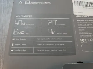 Apeman A79 Action Camera 4K Nera