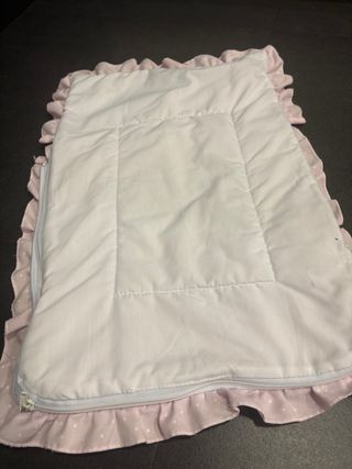 Saco de coche para muñeca con volantes ,