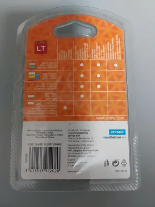 Cinta Adhesiva Dymo LetraTag Amarilla