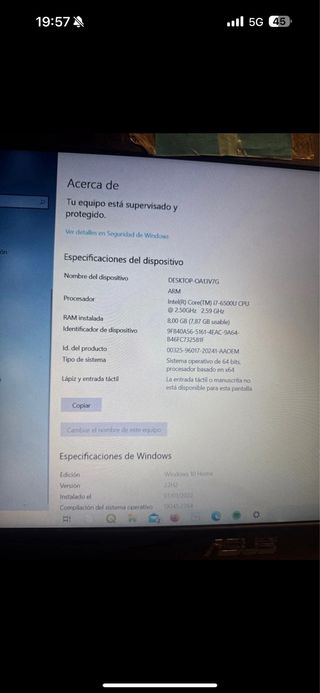 Portátil Asus i7 K501U