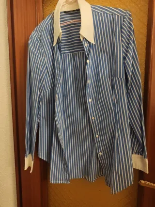 Blusa Sfera Rayas Azul y Blanco