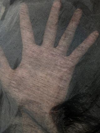 Camisa transparente negra NUEVA