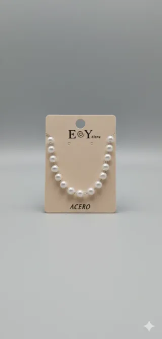 Collar EY Elena Perlas Plata