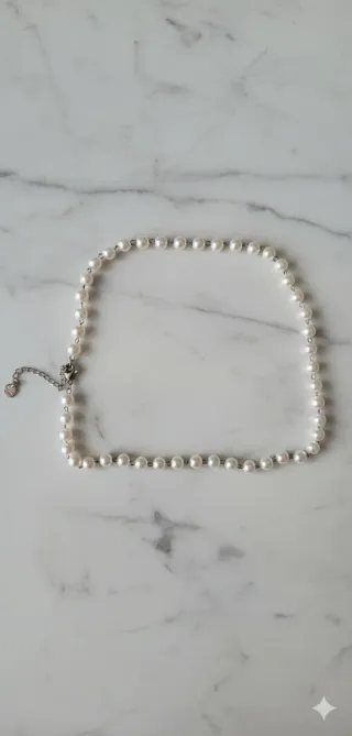 Collar EY Elena Perlas Plata