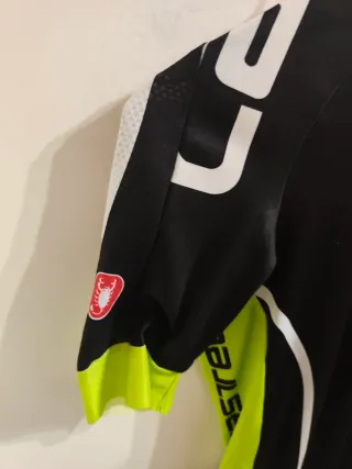 Maglia Ciclismo Donna Castelli Nero/Giallo