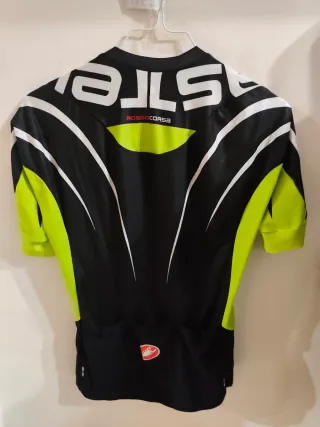 Maglia Ciclismo Donna Castelli Nero/Giallo