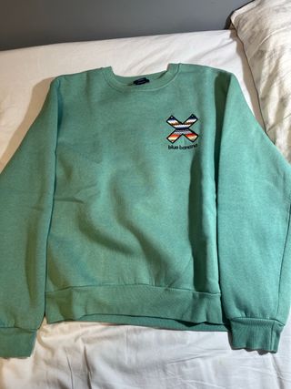 Sudadera Blue Banana Talla M Verde Multicolor