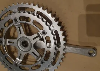 Bielas Shimano 600 perforadas y aligeradas