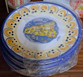 Set 6 Piattini Ceramica Sicilia