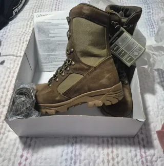 Botas militares ROBUSTA Marrón/Verde Oliva