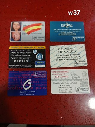 6 Carte Telefoniche Spagna