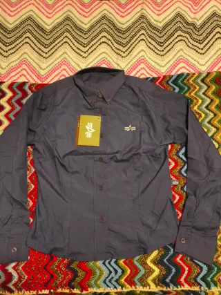 Camisa Alpha Industries Azul Marino