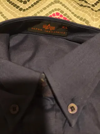 Camisa Alpha Industries Azul Marino