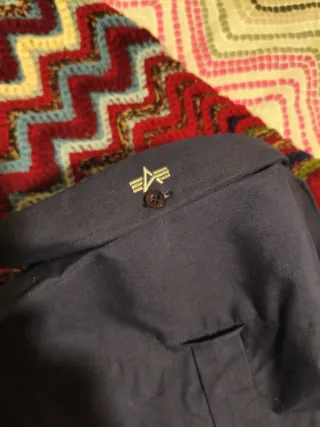 Camisa Alpha Industries Azul Marino