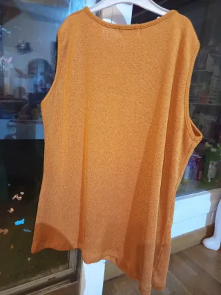 Niki sin mangas naranja verano