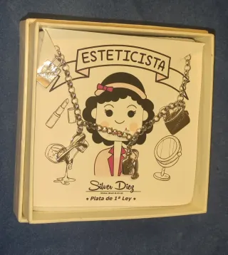 Pulsera Plata Rodiada Esteticista