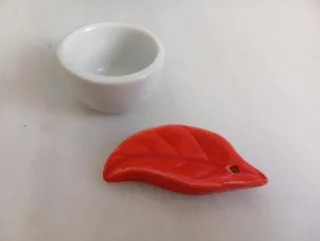 Incensario e portacandele in ceramica