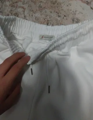 Pantalón Moncler Blanco Talla S