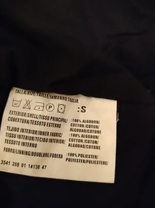 Cazadora hombre negra