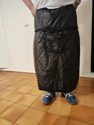 Manta Invierno Scooter Negra